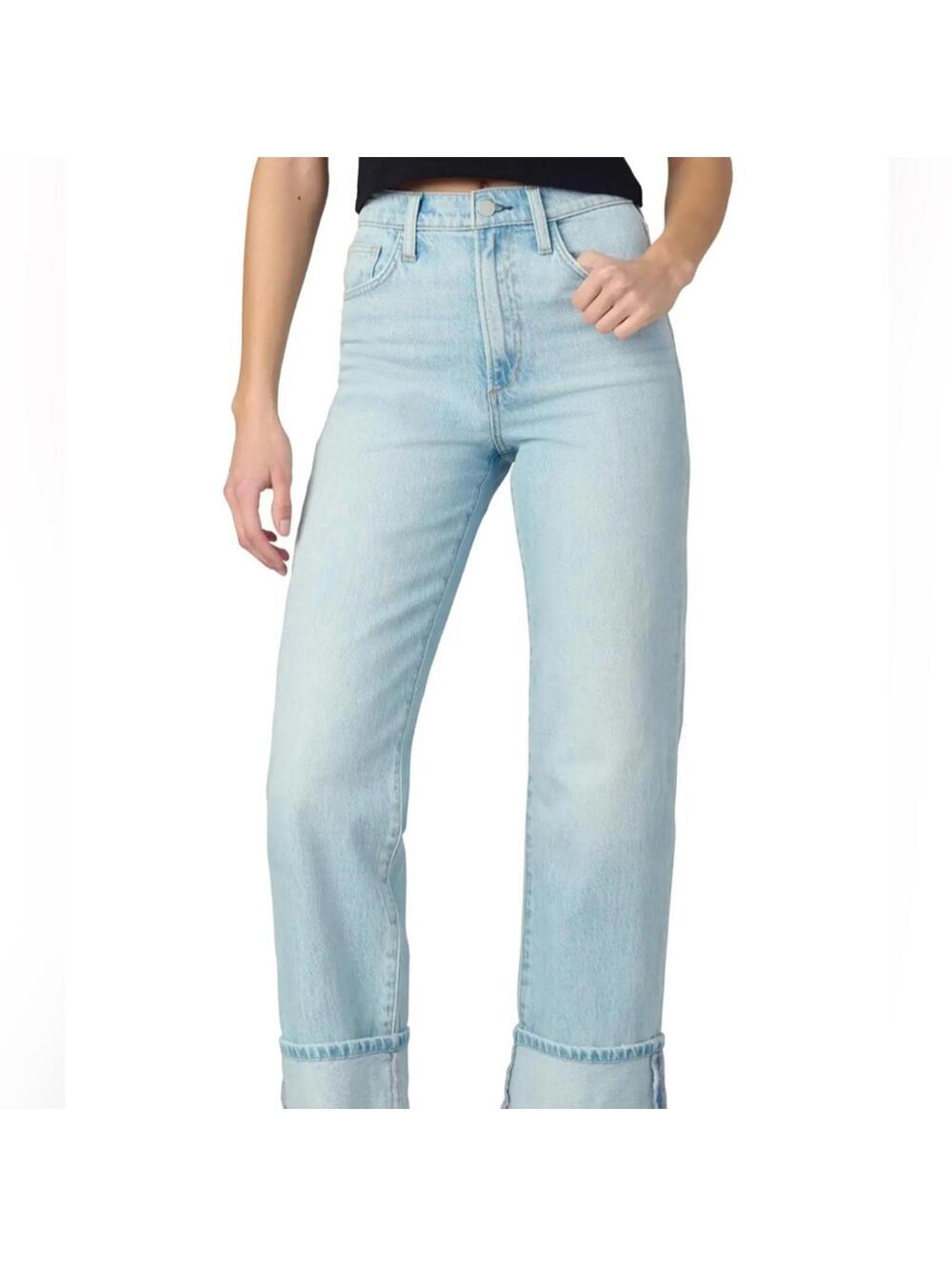 Joe's Jeans Slim Fit Straight Cuffed Jeans | Light Wash | Size 31